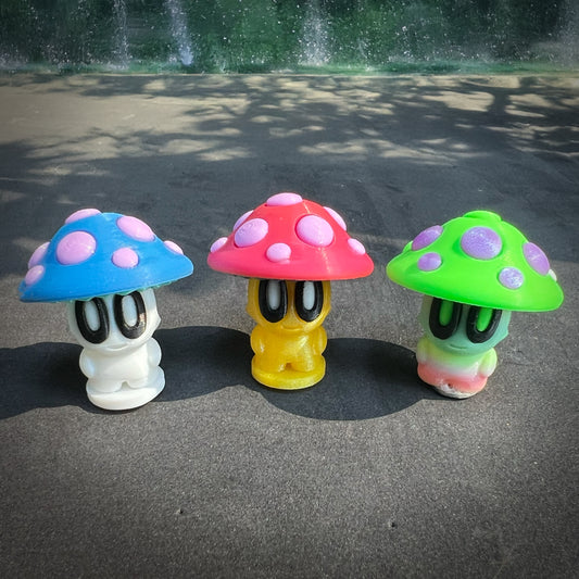 3D Mushroom Buddies - Toadstool